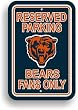 Set of 2 Set of 2 Chicago Bears Plastic Parking Signs Set Of 2 - NFL