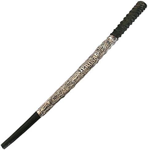 Collectors Black Oryx Horn Kosher Shofar with Sterling Silver Plate with an image of Jerusalem in detail together with the name "Jerusalem" in English letters. . (32"-34")