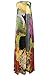 Womens Sexy Floral Pattern Chiffon Wrap Dress Beach Bikini Swimwear Cover-up (Yellow Floral)