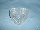 Lead CrystaL Heart Shape Trinket Box