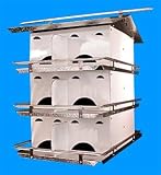 Coates Twelve Room Starling Resistant Purple Martin House