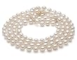 HinsonGayle Glamour Collection Handpicked White 8.0-8.5mm Cultured Pearl Rope Necklace (48 Inches)