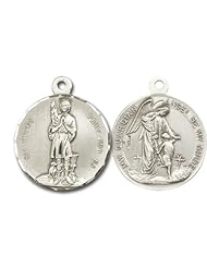 Highest Quality Vintage Die .925 Solid Sterling Silver St. Saint Vitus and Sacred Heart of Jesus Rare Unique Vatican Commissioned 100 Year Old Design Relic Catholic Icon Religious Jewelry Protection Protector Charm New NWT