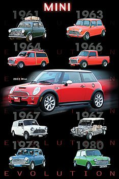 Evolution - Mini Cooper Poster Print, 24x36