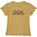 T-Shirt Woman Sand " Proud Parent Of Golden Retriever " Dog