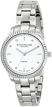 Stuhrling Original Symphomy Allure Women's Quartz Watch with Silver Dial Analogue Display and Silver Stainless Steel Bracelet 607L.01