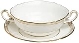 Spode Sheffield Cream Soup Cup 12 ounce and Saucer 7 inch