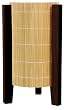 Best Inexpensive Excellent Quality Lamps & Lanterns - 13" Kago Japanese Design Bamboo Matchstick Cylinder Lantern - 2 Designs to Choose