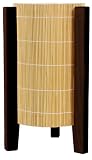Best Inexpensive Excellent Quality Lamps & Lanterns - 13" Kago Japanese Design Bamboo Matchstick Cylinder Lantern - 2 Designs to Choose