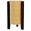 Best Indirect Mood Lighting - 13" Kago Japanese Design Bamboo Matchstick Asian Lantern - Walnut
