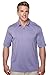 Men's Polyester Ultracool Moisture Wicking Short Sleeve Pique Knit 1/4 Zip Polo