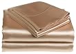 Scent-Sation Charmeuse 300-Thread-Count Satin Twin Sheet Set, Bronze