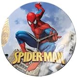 スパイダーマン SPIDER-MAN　グラスウォールクロック6205