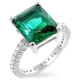 WOMEN'S RINGS STERLING SILVER and VERMEIL W COLORED CZ