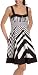 Teeze Me Juniors' Poplin Stripe Sundress,White/Black,5