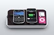 Bluelounge Design Refresh - Personal Charging Valet, Charges Up to 3 Different Units, Polar White