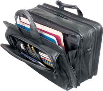 U.S. Luggage Leather Laptop Portfolio by 