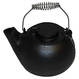 Cajun Cookware Seasoned Cast Iron Tea Kettle - 2 Qt.