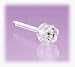 Health & Personal Care : Blomdahl Medical Plastic Earrings - Diamond Crystal