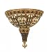 Meyda Tiffany 50241 Wall Sconce, Mahogany Bronze Finish with Beige