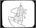 Mouse Pad with black and white, religion, temple, worship, Asia, monument, building, Burma, scenery, architecture, Buddhist