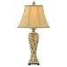 Quoizel Light Wood Floral Table Lamp