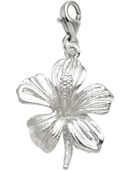 Rembrandt Charms Hibiscus Charm with Lobster Clasp