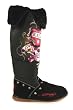 Ed Hardy Nylon Snowblazer Boots - Love Kills Slowly - Black