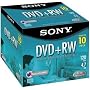Sony DVD+RW 4X 4.7 GB Rewriteable (10-Pack)