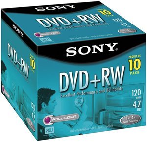 Sony DVD+RW 4X 4.7 GB Rewriteable