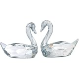 Swarovski Crystal Flirting Swans