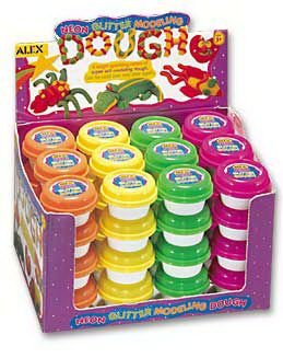 Childrens Toyshop  Toys : Alex Super Soft Glitter Dough