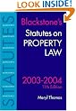 Blackstone's Statutes on Property Law
