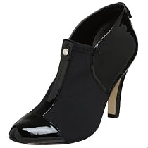 Nine West Women's Gobella Ankle Bootie,Black Patent,10.5 M US