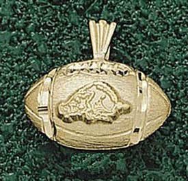 Anderson Jewelry Arkansas Razorbacks Football Gold Charm