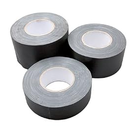 Hosa 2-inch Gaffers Tape 60 Yards, Black