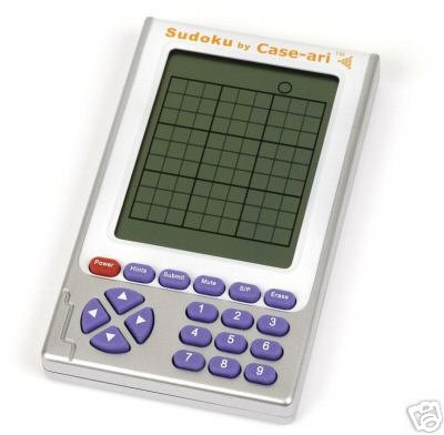 Cover image : Sudoku Logic hand held number placing game