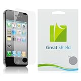 GreatShield Ultra Smooth Clear Screen Protector Film for AT&T iPhone 4 4G / ....