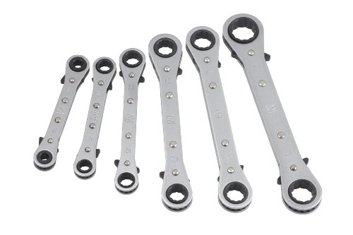 Clés polygonales Meister 8286000 Jeu de 6 clés polygonales à cliquet SPECIAL PRICE