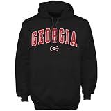 Georgia Bulldogs Hoody Sweatshirt : Georgia Bulldogs Black Mascot One Sweatshirt
