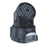18×3W Quad 3 in 1 LED Mini Moving Head Light Stage Lighting DJ Spot Uplight