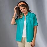 TravelSmith – Women’s Plus Size Short-Sleeved Microfiber Shirt