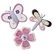 Tiddliwinks 3-pc. Wall Hanging- Plum Butterfly
