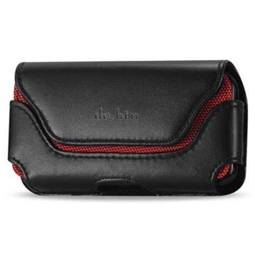 iPhone 6 Belt Case, De-Bin Hybrid Leather Apple iPhone 6 Case with Clip Belt Clip Holster Case / Belt Loops (Fits with Otterbox Case / Lifeproof Case / Waterproof Case / Battery Case On)