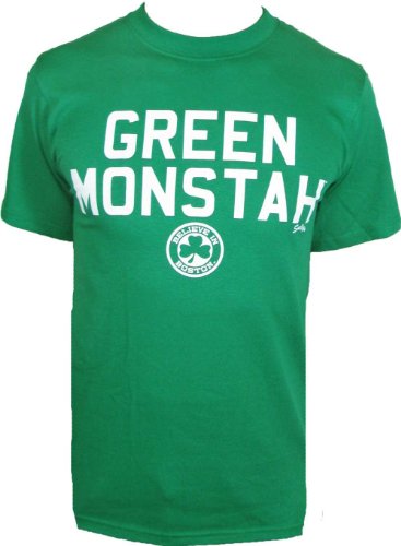Boston Red Sox Green Monstah Mens Green T-Shirt (Large)