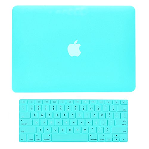 TopCase Macbook Pro 15" A1398 with Retina Display 2 in 1 Rubberized Robin Egg Blue Hard Case Cover and Keyboard Cover (LATEST VERSION / No DVD Drive / Release June 2012) + TopCase Mouse Pad
