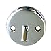 LASCO 03-1403 Bathtub Trip Plate And Lever with Screws, Chrome Plated Finish