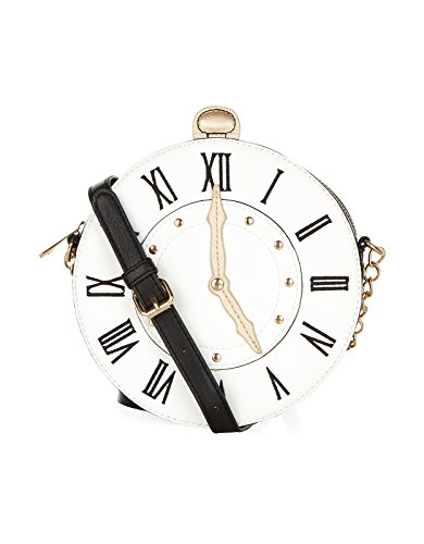 Accessorize Womens Tick Tock Clock Across Body Bag