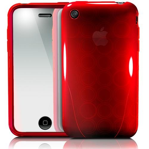 【正規品】 iSkin ソフトケース solo FX for iPhone 3G/3GS Red SOVB3G-RD