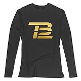 Women's New England Patriots Tom Brady Screw Neck Tees Size XXL Black